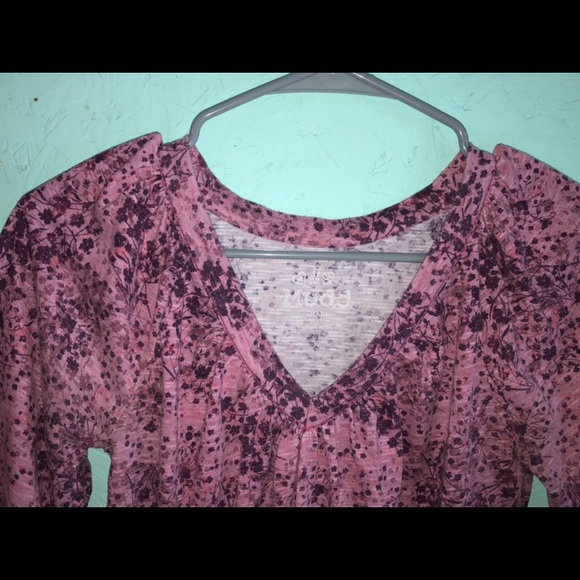 Mudd Pink Half Sleeve Top - Picture 2 of 6